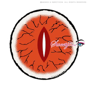 Sweety Demon Eye Orange-Colored Contacts-UNIQSO