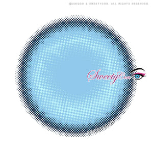 Sweety Glass Ball Blue (1 lens/pack)-Colored Contacts-UNIQSO