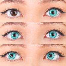 Load image into Gallery viewer, 1 Day Sweety Star Tears Cyan Green (10 lenses/pack)-Colored Contacts-UNIQSO
