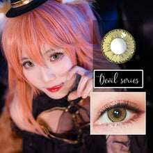 Load image into Gallery viewer, Sweety Devil Yellow-Colored Contacts-UNIQSO
