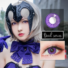 Load image into Gallery viewer, Sweety Devil Purple-Colored Contacts-UNIQSO
