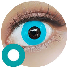 Load image into Gallery viewer, Sweety Crazy Pure Teal Blue (1 lens/pack)-Crazy Contacts-UNIQSO
