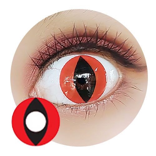CrazyLab Red Cat (2 lenses/pack)