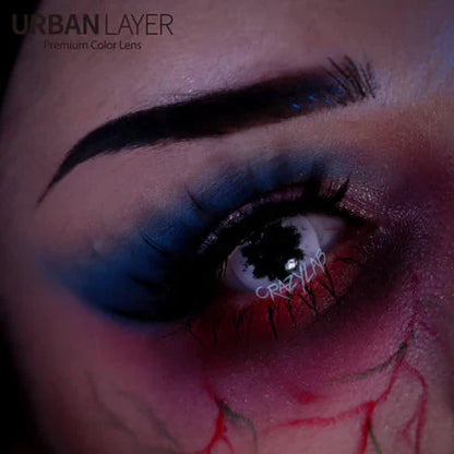 Sweety Crazy Black Zombie (1 lens/pack)-Crazy Contacts-UNIQSO