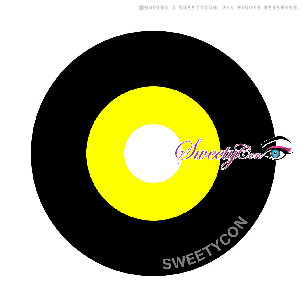 Sweety Mini Yellow Ghoul (1 lens/pack)-Crazy Contacts-UNIQSO
