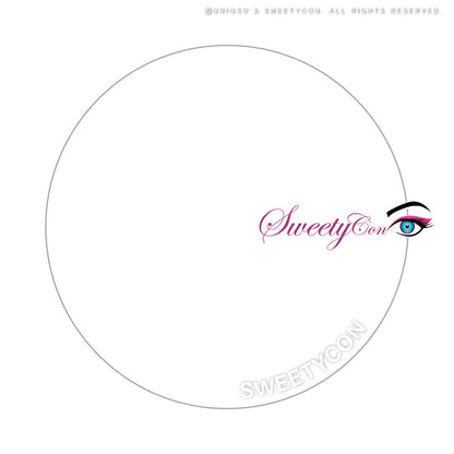 Sweety Crazy Blind White - Version II (1 lens/pack)-Crazy Contacts-UNIQSO