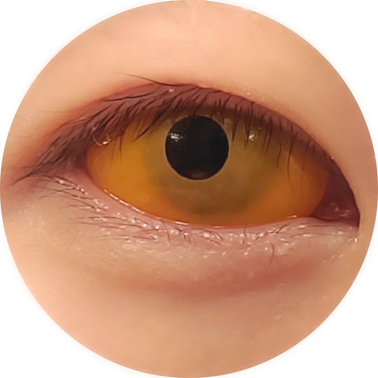CrazyLab 22mm Orange Sclera (2 lenses/pack)