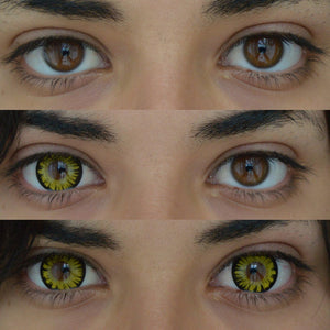 Sweety Firefly Yellow-Colored Contacts-UNIQSO