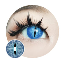 Load image into Gallery viewer, Sweety Crazy Blue Demon Eye / Cat Eye (New)-Crazy Contacts-UNIQSO
