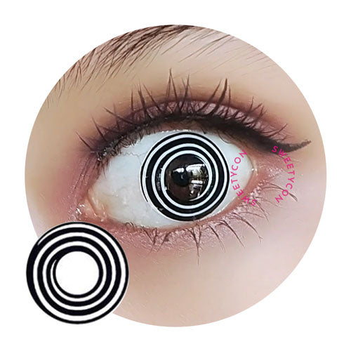Sweety Crazy Black Spiral II (1 lens/pack)