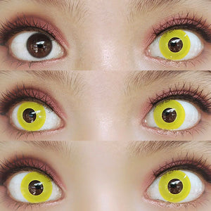 Sweety Crazy Solid Yellow-Crazy Contacts-UNIQSO