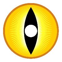 CrazyLab 22mm Sauron Yellow (2 lenses/pack)