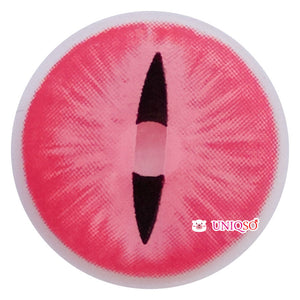 Sweety Crazy Pink Demon Eye / Cat Eye (New)-Crazy Contacts-UNIQSO