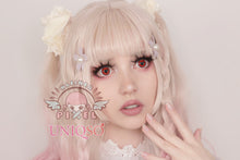 Load image into Gallery viewer, Anime Yandere Red by KleinerPixel-Colored Contacts-UNIQSO
