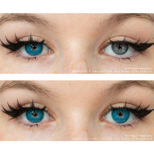 Sweety Milkshake Blue-Colored Contacts-UNIQSO