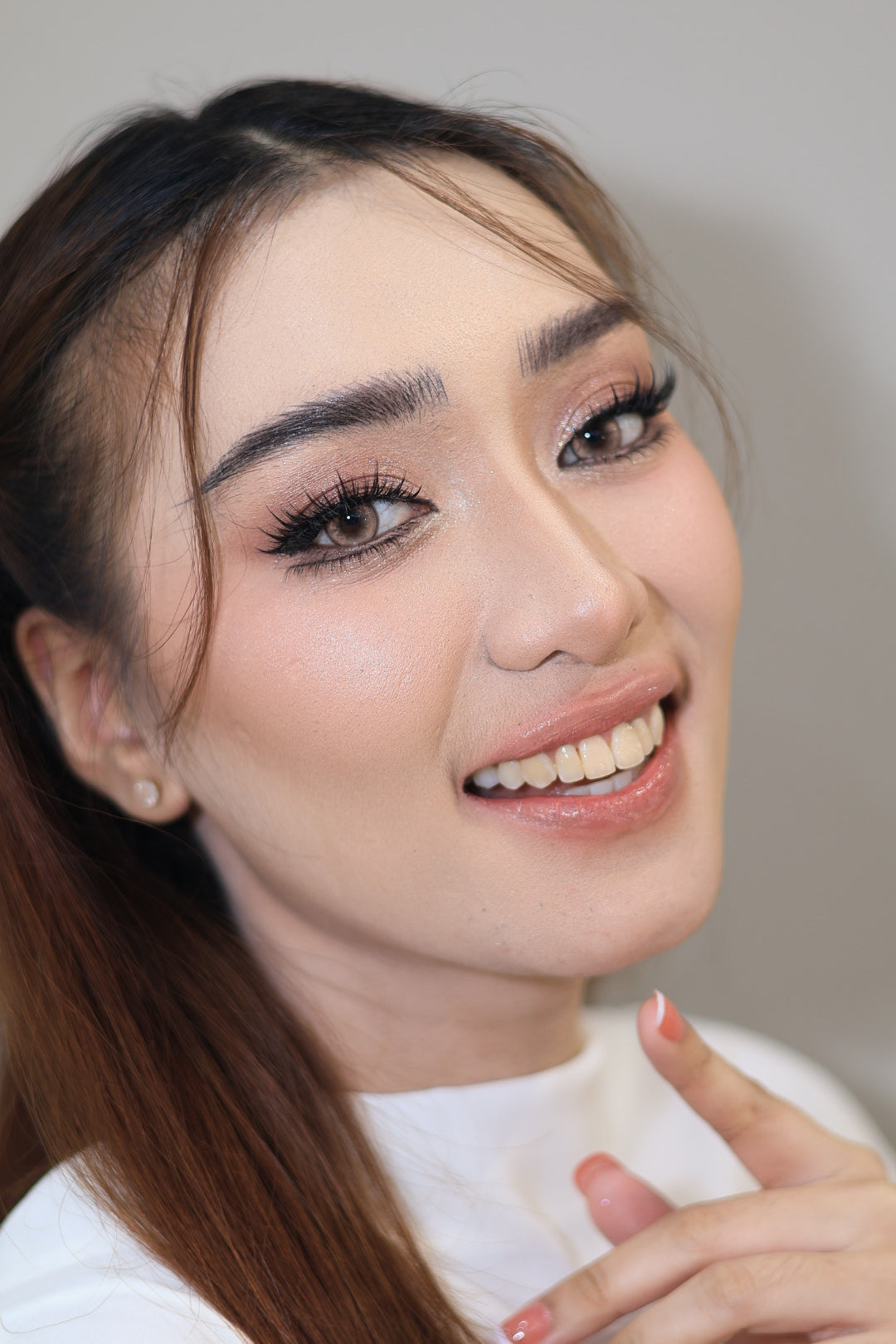 Sweety Butterfly Brown (1 lens/pack)-Colored Contacts-UNIQSO