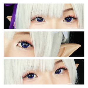 Sweety Queen Dark Violet-Colored Contacts-UNIQSO