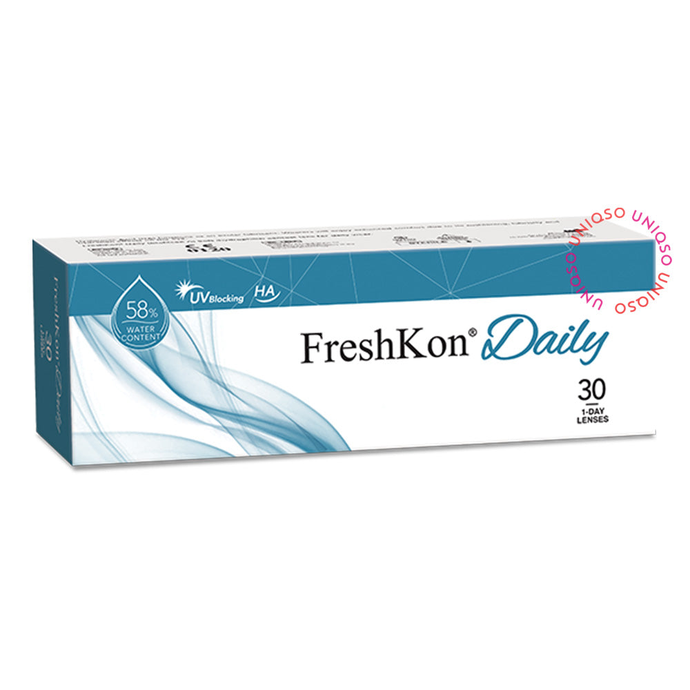 FreshKon Daily - 30 Pcs-Clear Contacts-UNIQSO