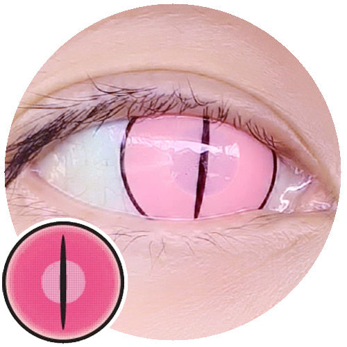 CrazyLab Nezuko Demon Pink (2 lenses/pack)