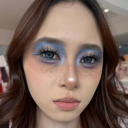 Sweety Princess Mimina Blue (1 lens/pack)-Colored Contacts-UNIQSO