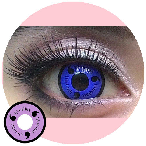 Sweety Purple Sharingan (1 lens/pack)-Colored Contacts-UNIQSO