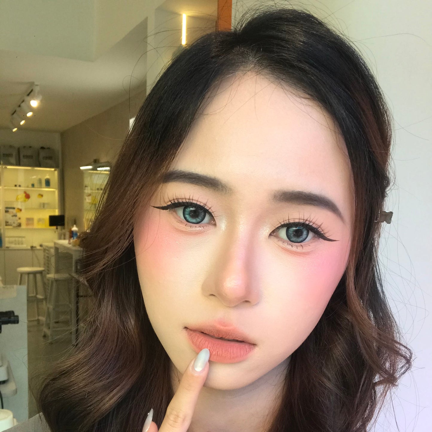 Sweety Stardust Blue (1 lens/pack)-Colored Contacts-UNIQSO
