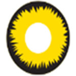 CrazyLab Yellow Werewolf (2 lenses/pack)