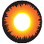 CrazyLab Orange (2 lenses/pack)