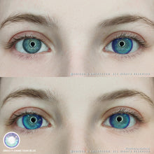 Load image into Gallery viewer, Sweety Anime Tear Blue (1 lens/pack)-Colored Contacts-UNIQSO
