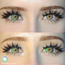 Load image into Gallery viewer, Sweety Anime Tear Green (1 lens/pack)-Colored Contacts-UNIQSO
