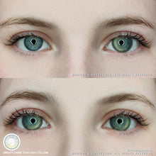 Load image into Gallery viewer, Sweety Anime Tear Light Yellow (1 lens/pack)-Colored Contacts-UNIQSO
