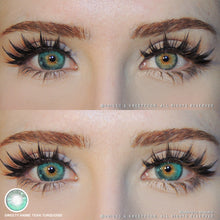 Load image into Gallery viewer, Sweety Anime Tear Turquoise (1 lens/pack)-Colored Contacts-UNIQSO
