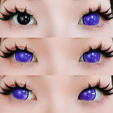 Load image into Gallery viewer, Sweety Mini Sclera Violet Mesh Rim-Mini Sclera Contacts-UNIQSO
