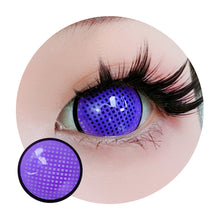 Load image into Gallery viewer, Sweety Mini Sclera Violet Mesh Rim-Mini Sclera Contacts-UNIQSO
