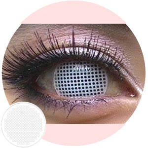 Sweety Crazy White Screen/White Mesh-Crazy Contacts-UNIQSO
