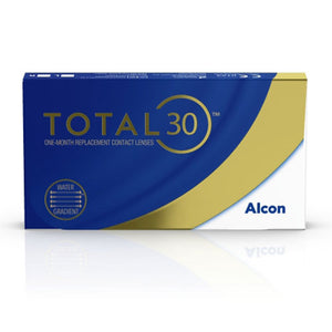 Alcon Total 30 Monthly - 3 Lenses-Clear Contacts-UNIQSO
