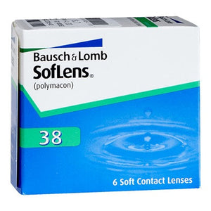 Bausch & Lomb Softlens 38 - 6 Pcs-Clear Contacts-UNIQSO