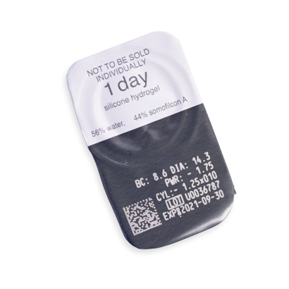 Clariti 1 Day Toric (Astigmatism) - 30 Pcs-Clear Contacts-UNIQSO