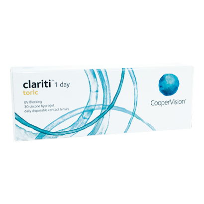 Clariti 1 Day Toric (Astigmatism) - 30 Pcs-Clear Contacts-UNIQSO