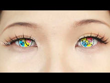 Load and play video in Gallery viewer, Demon Slayer Douma Eye Contacts - Limited Edition (2 lenses/pack)
